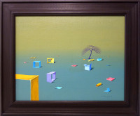  Josef Velčovský - Kraj krabic - originál